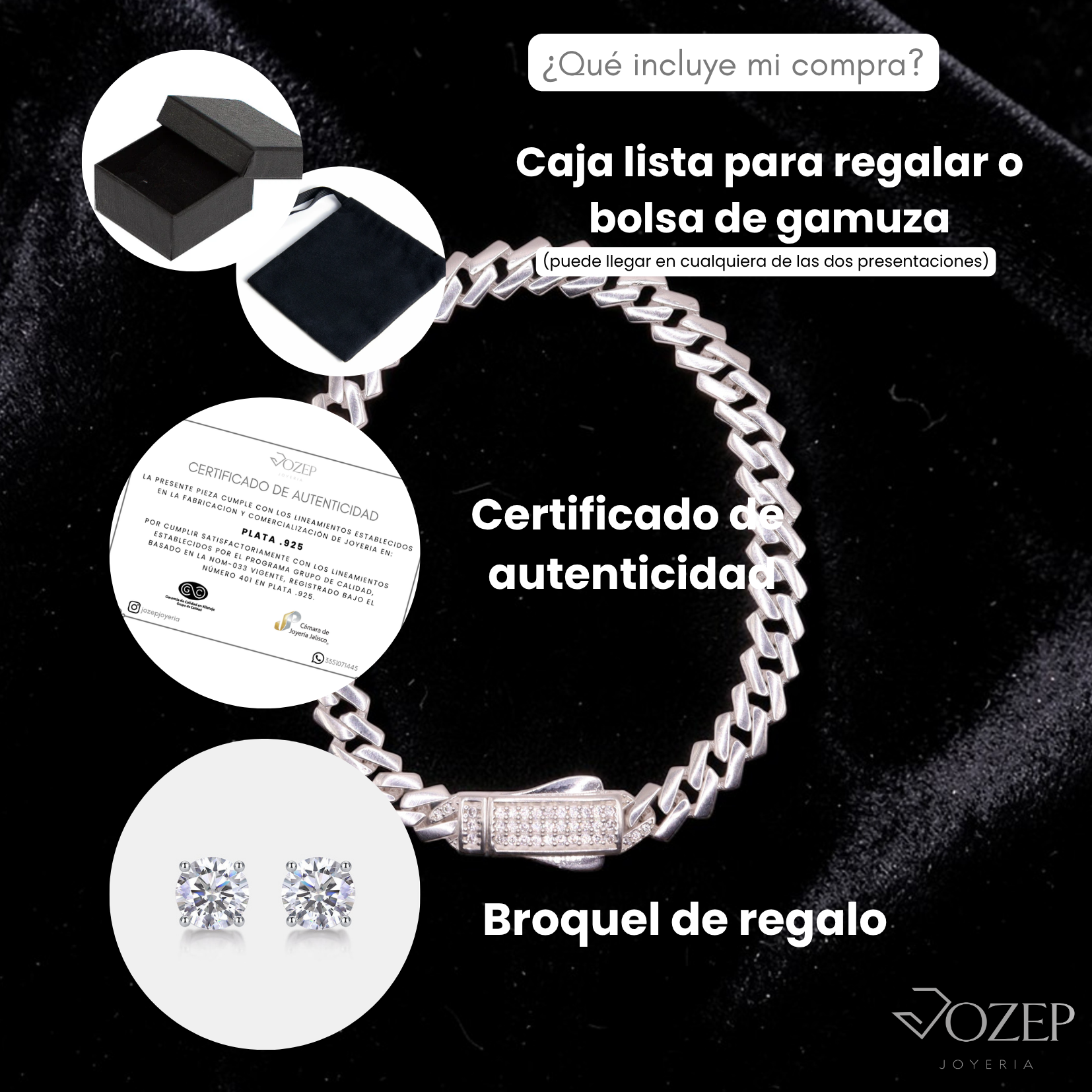Pulsera Cubana Plata .925 Mate Angular 18 cm