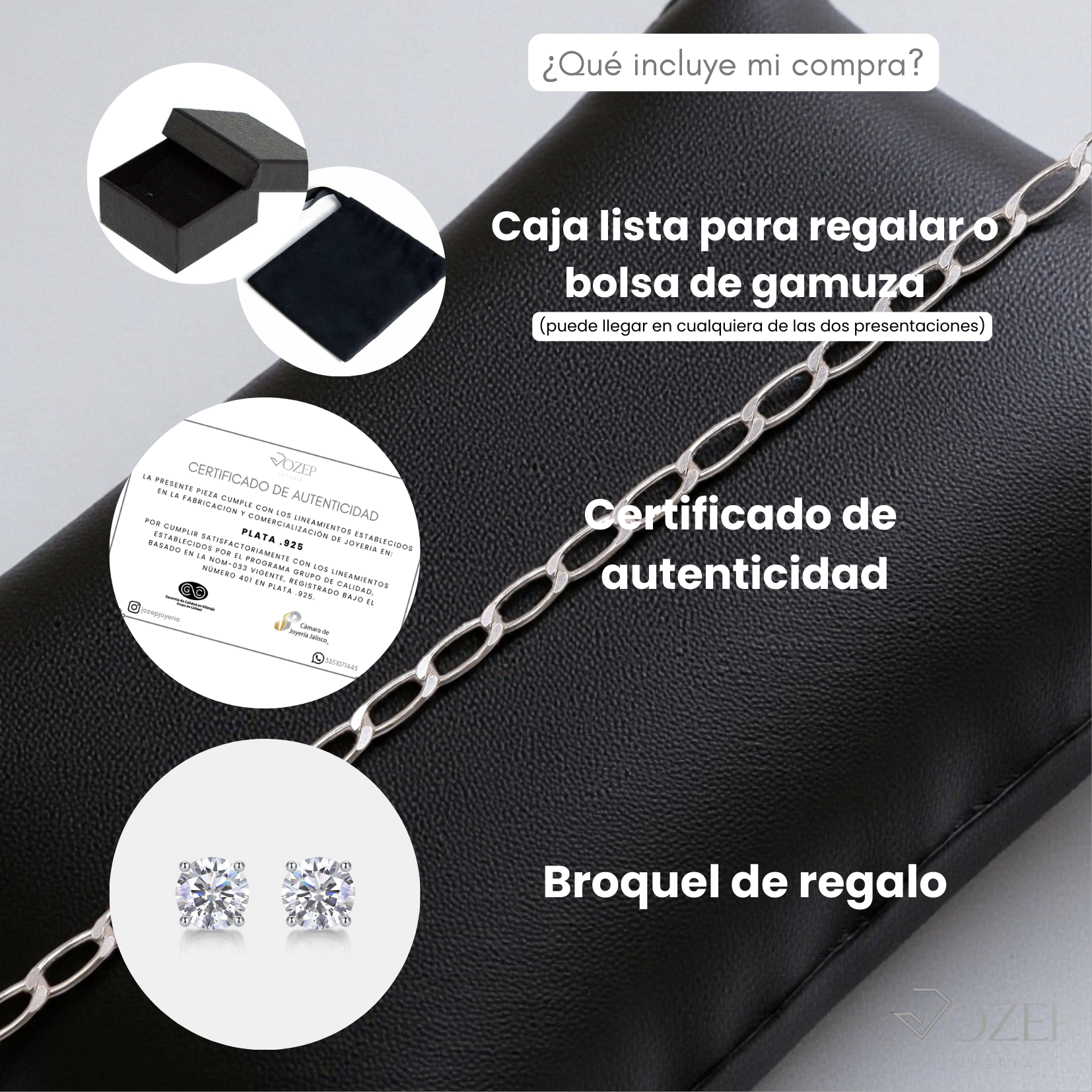 Pulsera Tejido Inglés Plata .925 | 18 Cm