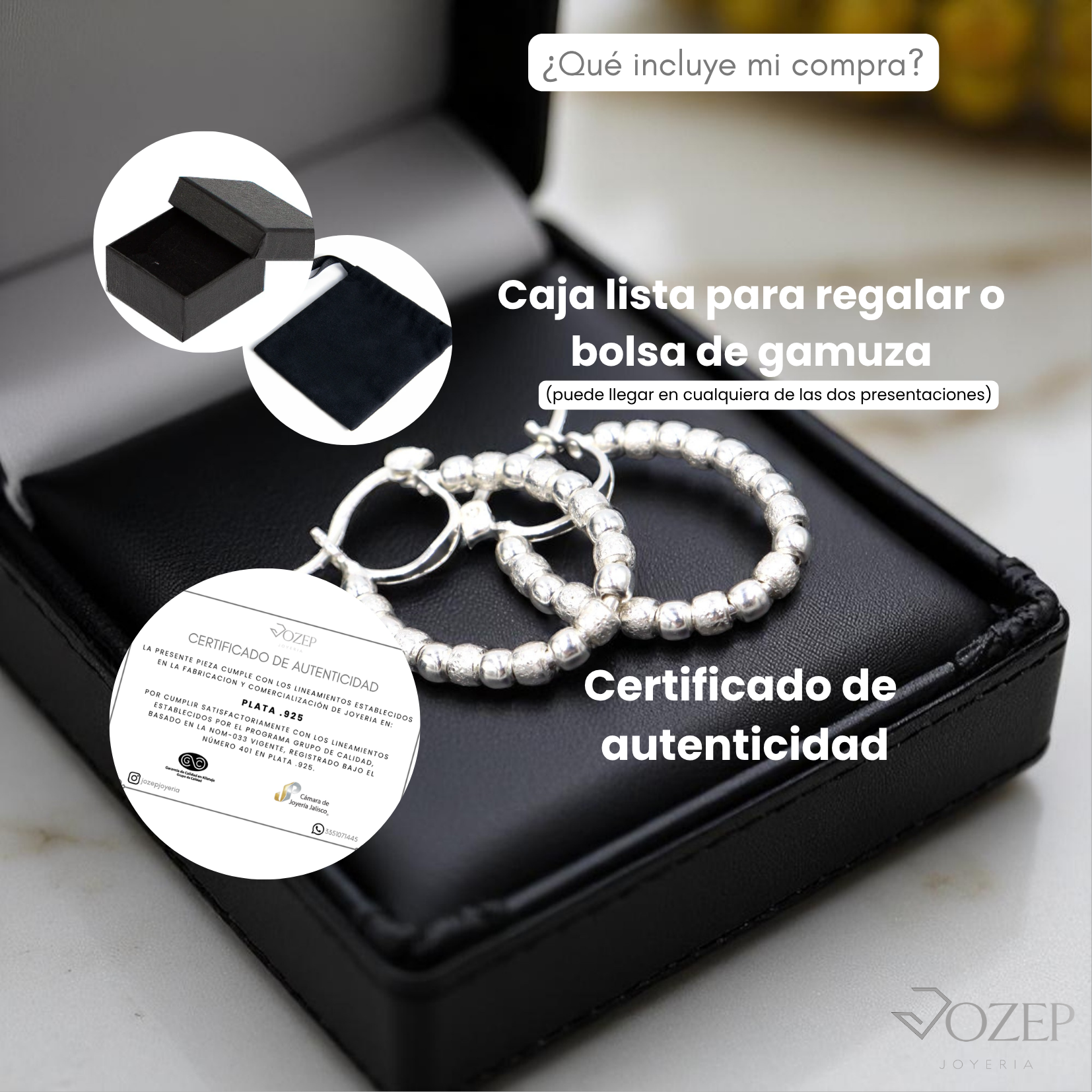 Aretes Bolitas en Plata .925