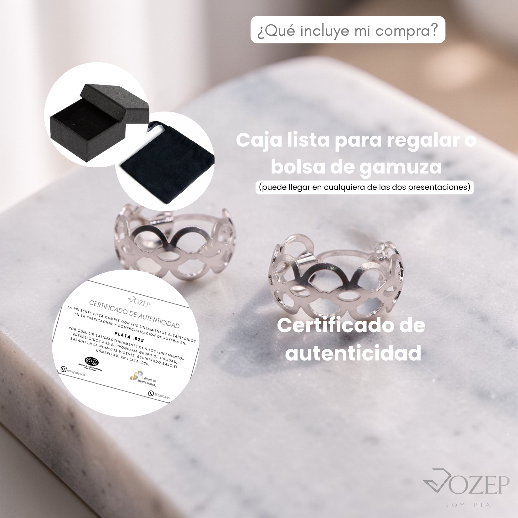 Arracadas Caladas de Plata .925