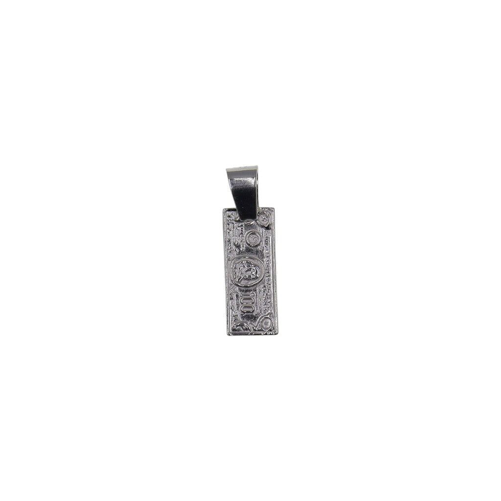 Dije De Dolar Chico + Cadena En Plata .925
