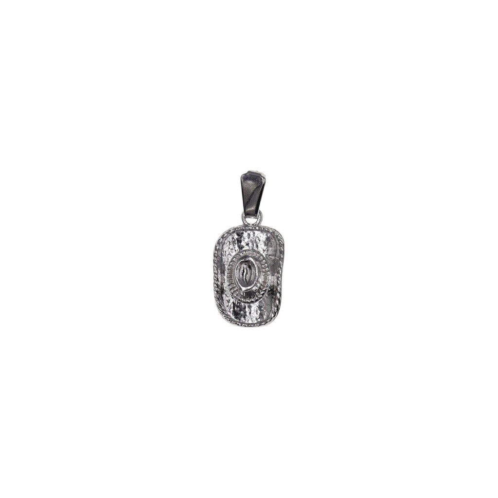 Dije De Sombrero Vaquero Chico + Cadena en Plata .925