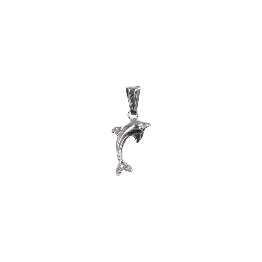 Dije De Delfin + Cadena en Plata .925