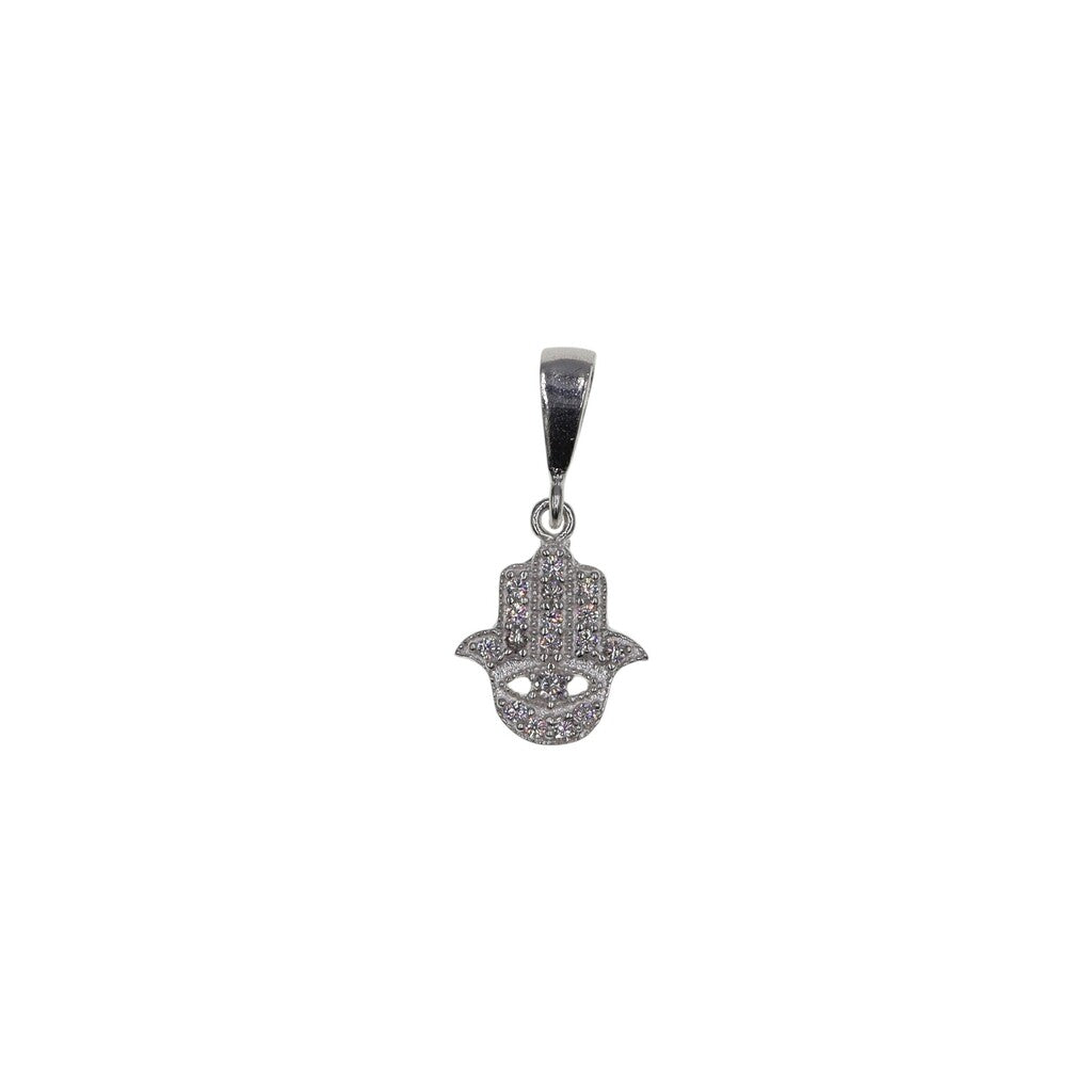 Dije Mano De Fatima Mini + Cadena En Plata .925