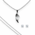Dije Ala Ángel Plata 925 Con Cadena Hombre Mujer