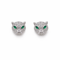 Broquel Leopardo de Plata .925