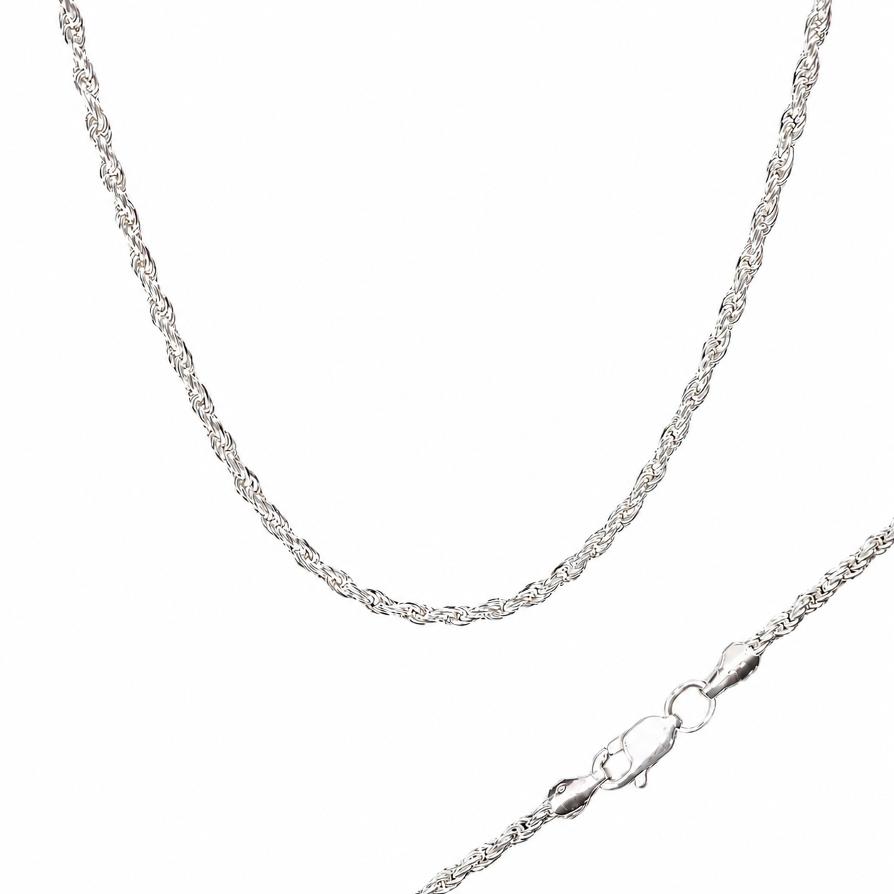 Cadena Torzal de Plata .925 | 2mm