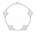 Pulsera Plata 925 Trebol 21.5 Cm | Jozep Joyería