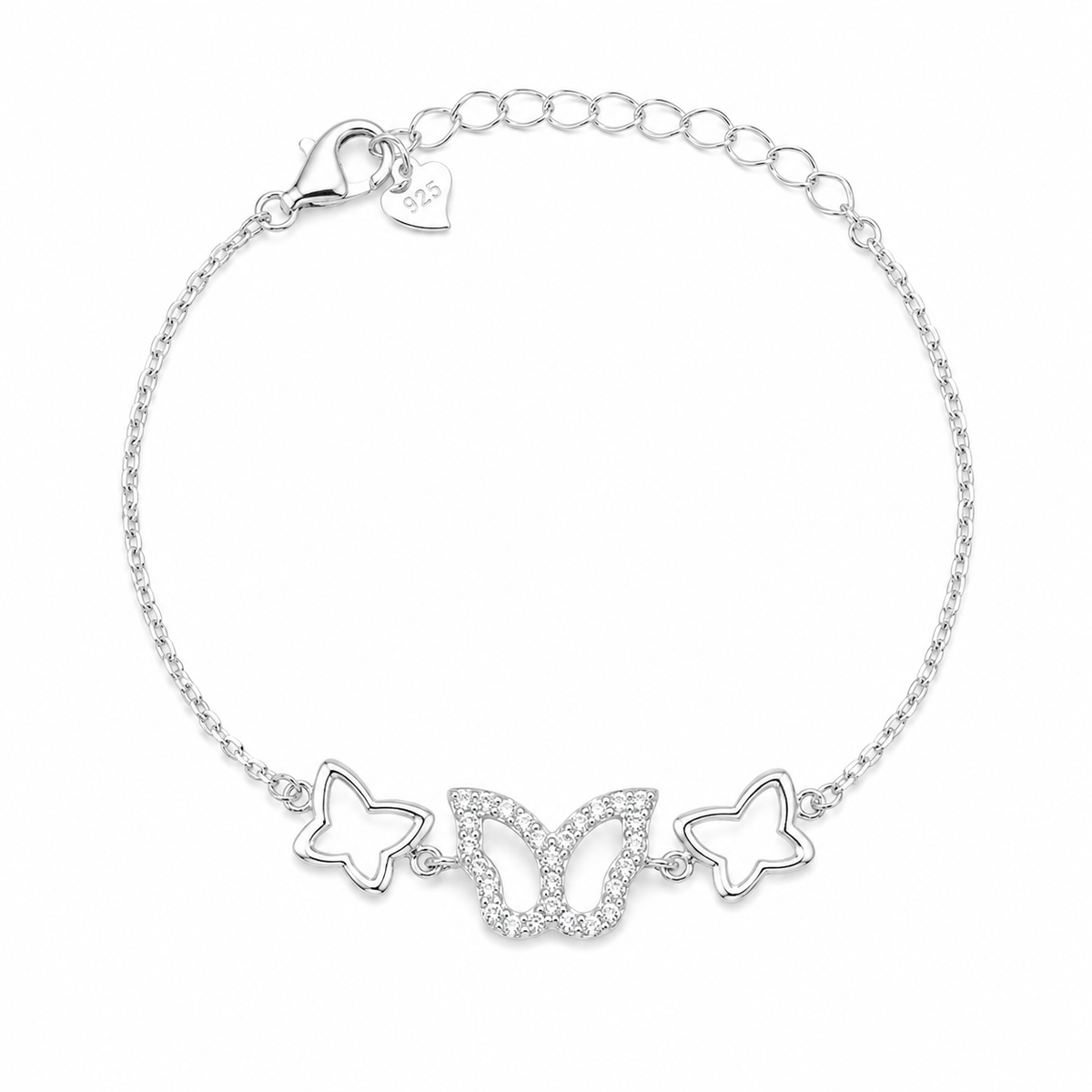 Pulsera mariposa de plata .925 | Jozep Joyería