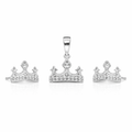 Juego Corona (Dije y Aretes)