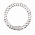 Pulsera Plata .925 Trenzada Lisa 19 cm