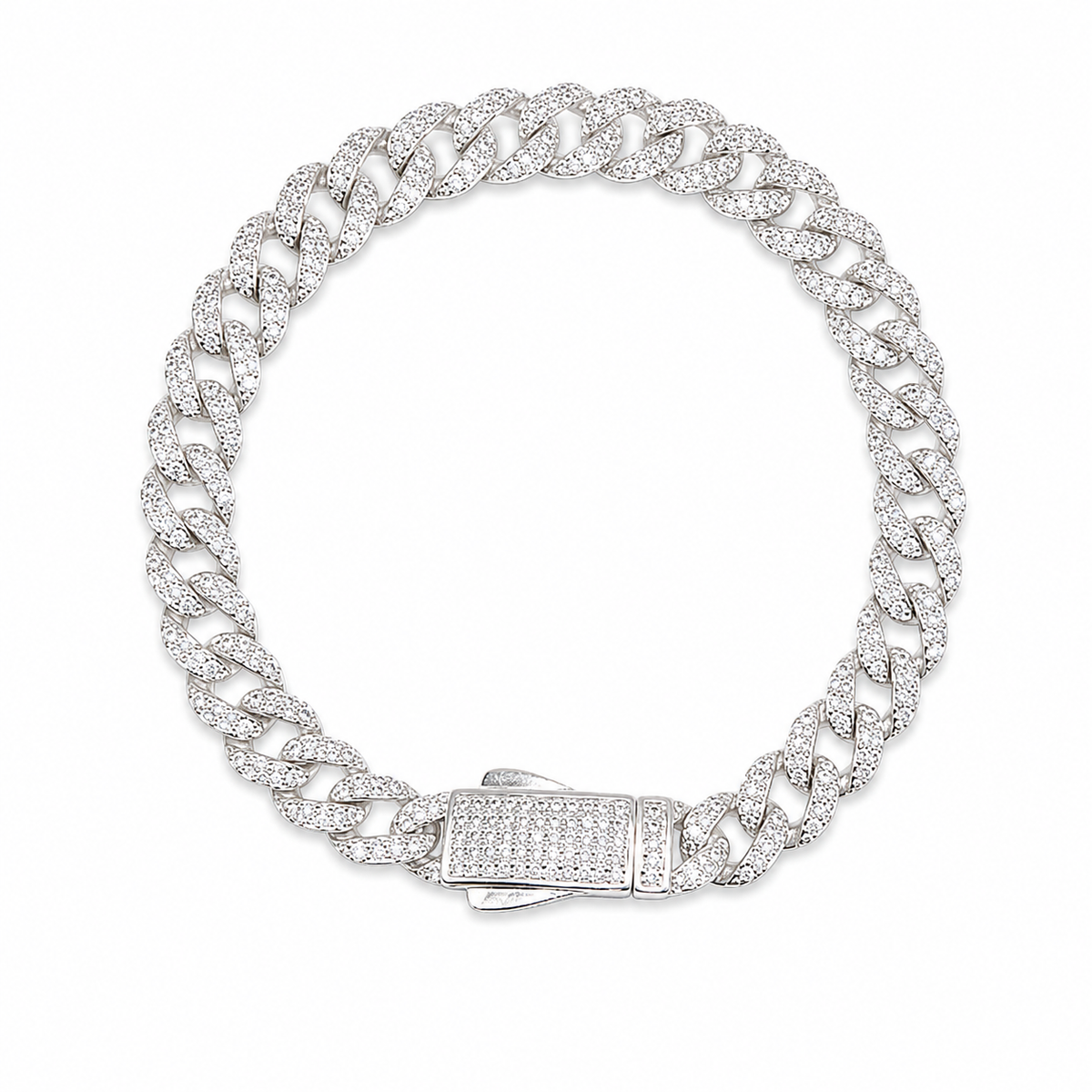 Pulsera Plata .925 Circonia Max 19 cm