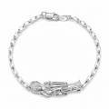 Pulsera Santa Muerte Plata 925 Hombre Mujer