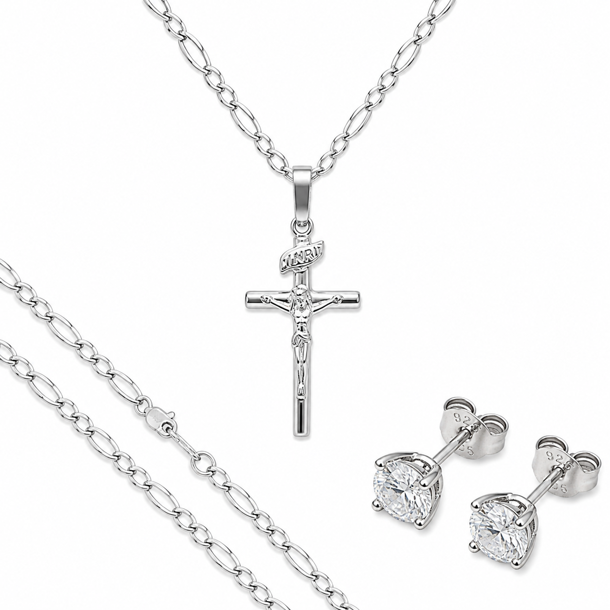 Dije De Cruz Cristo Celestial