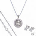 Dije De Medalla De Jesus Chica