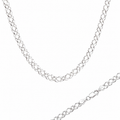 Cadena Doble Rombo de Plata .925 | 4mm