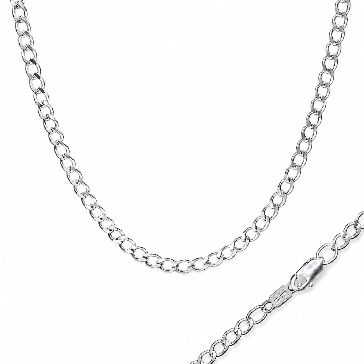 Cadena Cubana de Plata .925 | 3mm