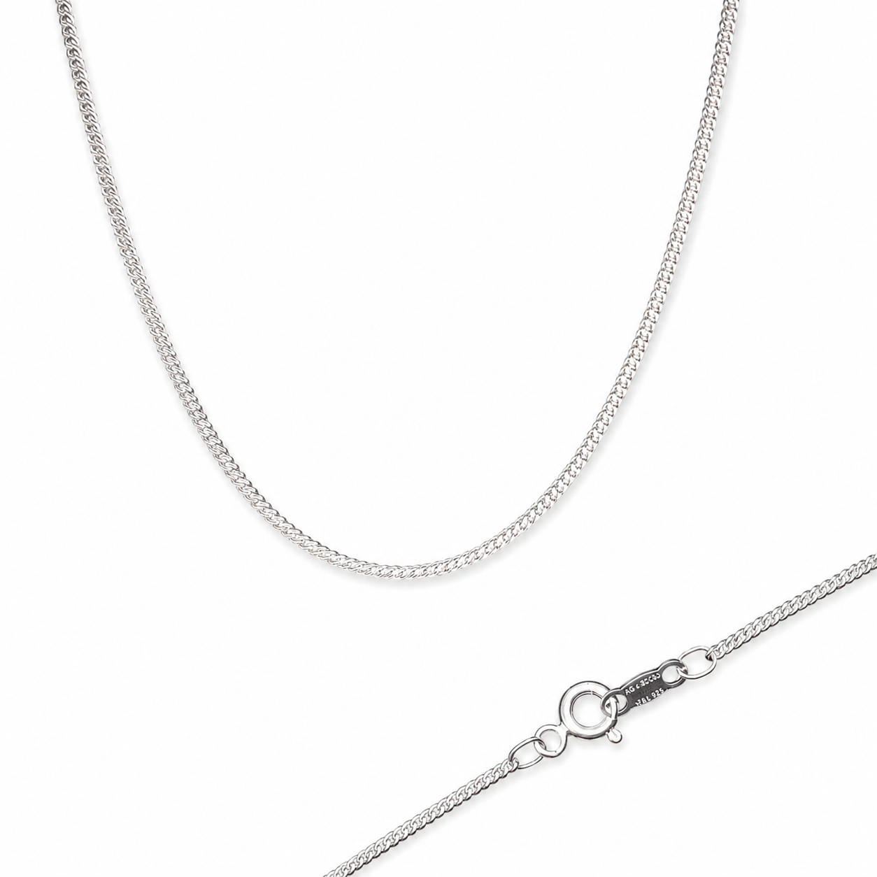 Cadena Cubana Mini de Plata .925 | 1mm