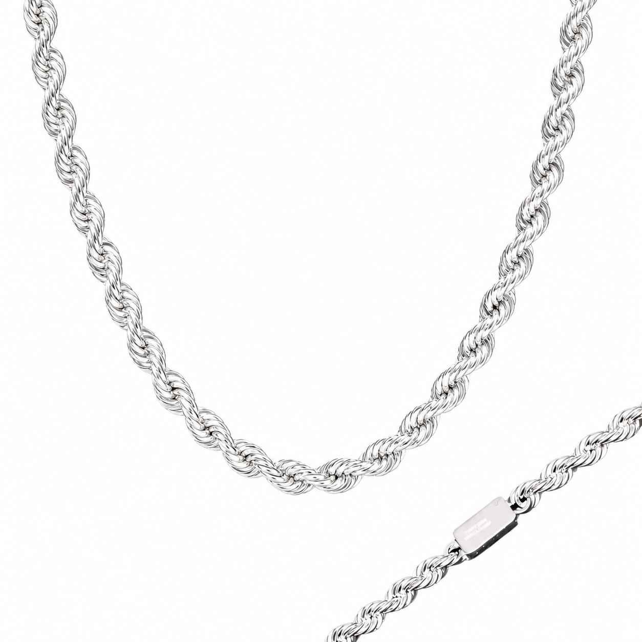 Cadena Torzal de Plata .925 | 4mm
