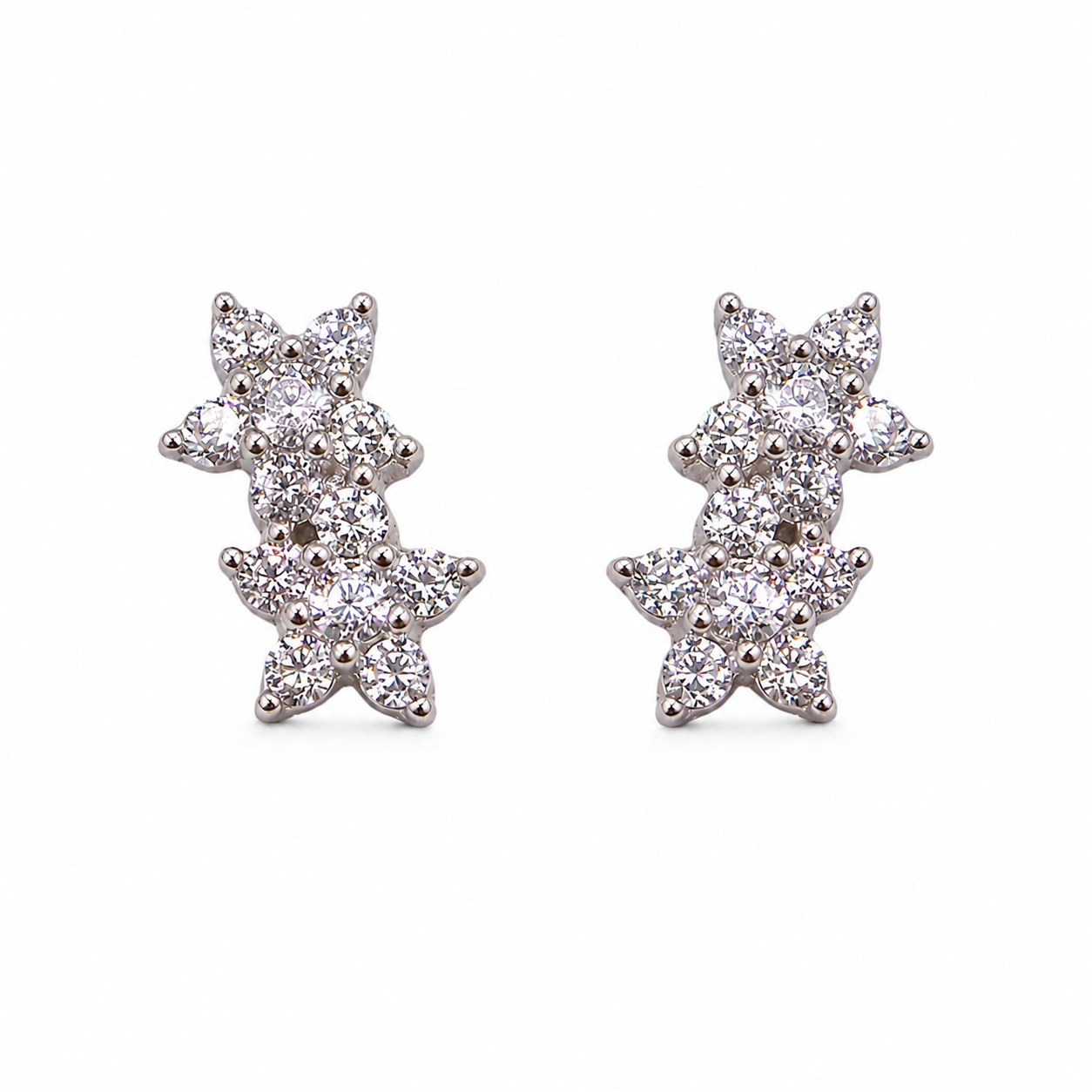 Broquel 2 Estrellas de Plata .925