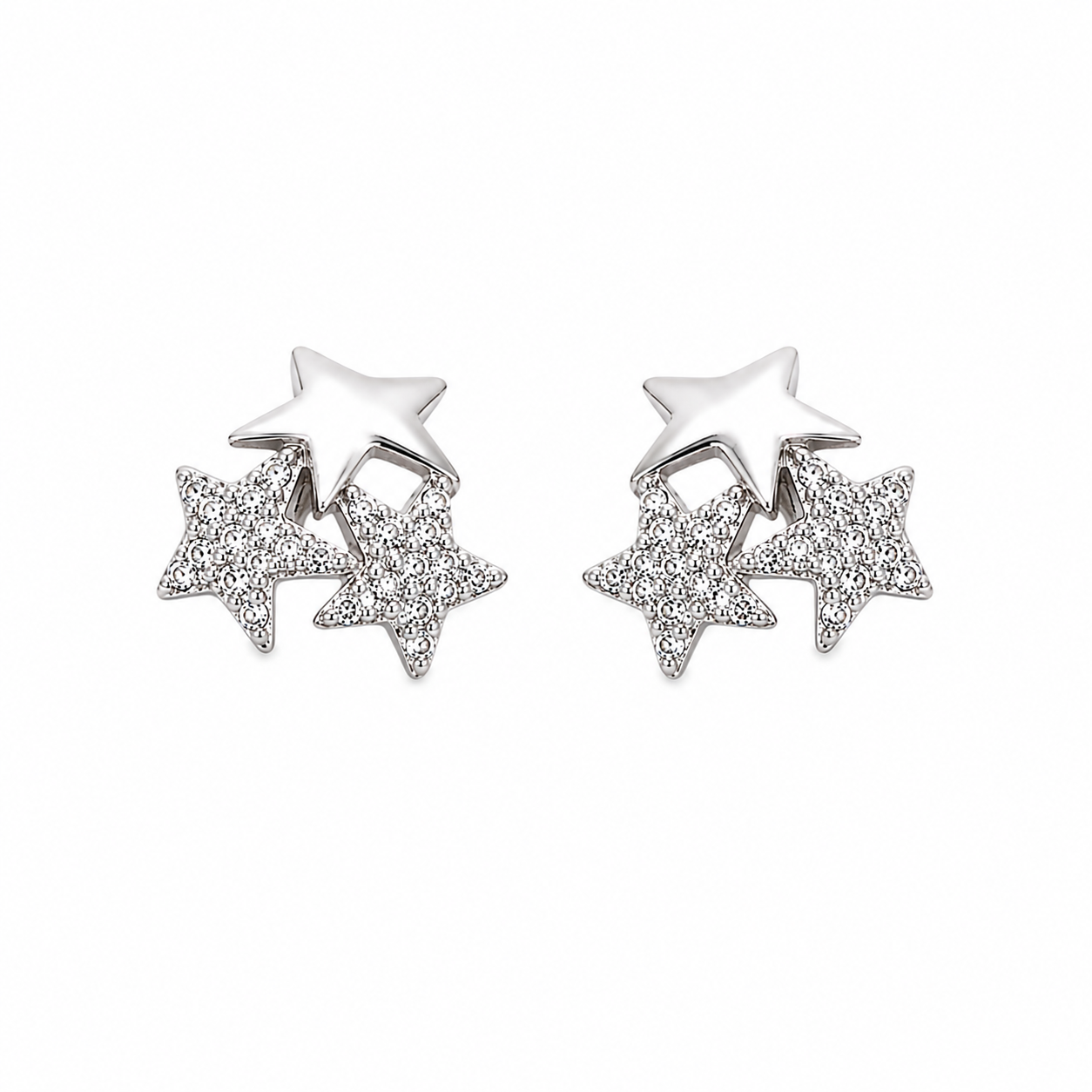 Broquel 3 Estrellas de Plata .925