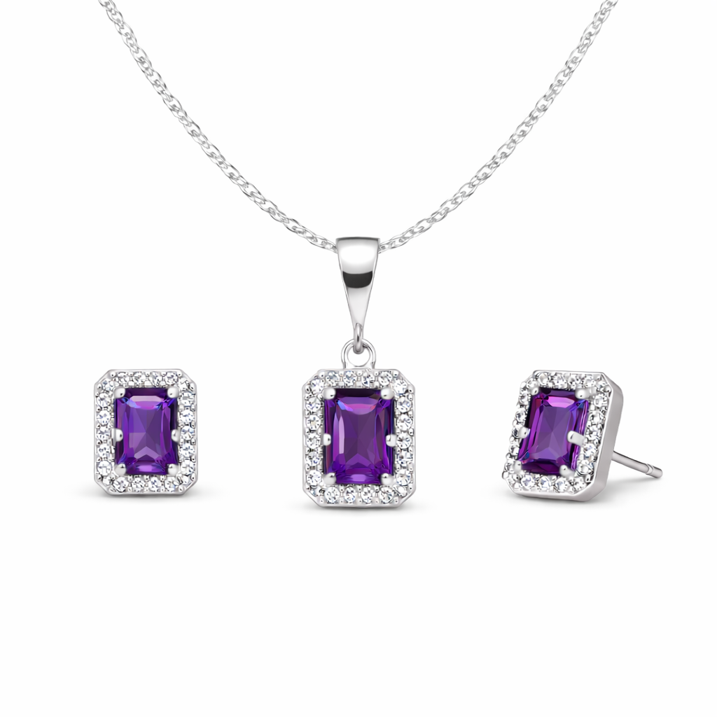 Juego Cuadro Morado