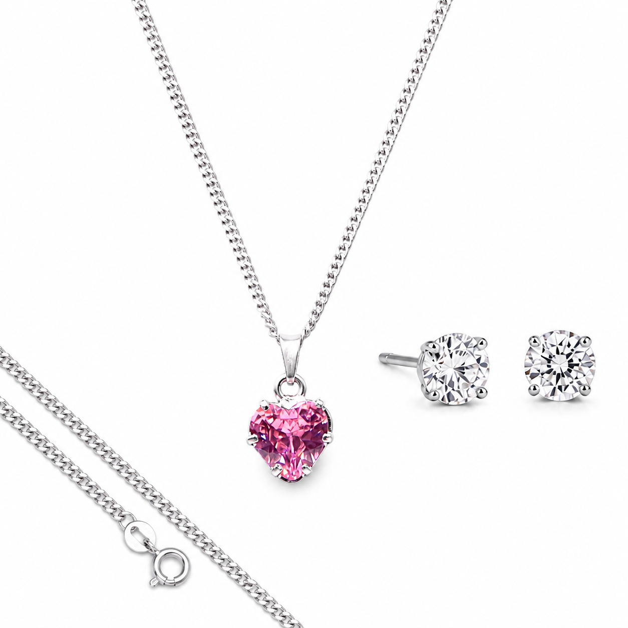 Dije Corazón Mini Rosa