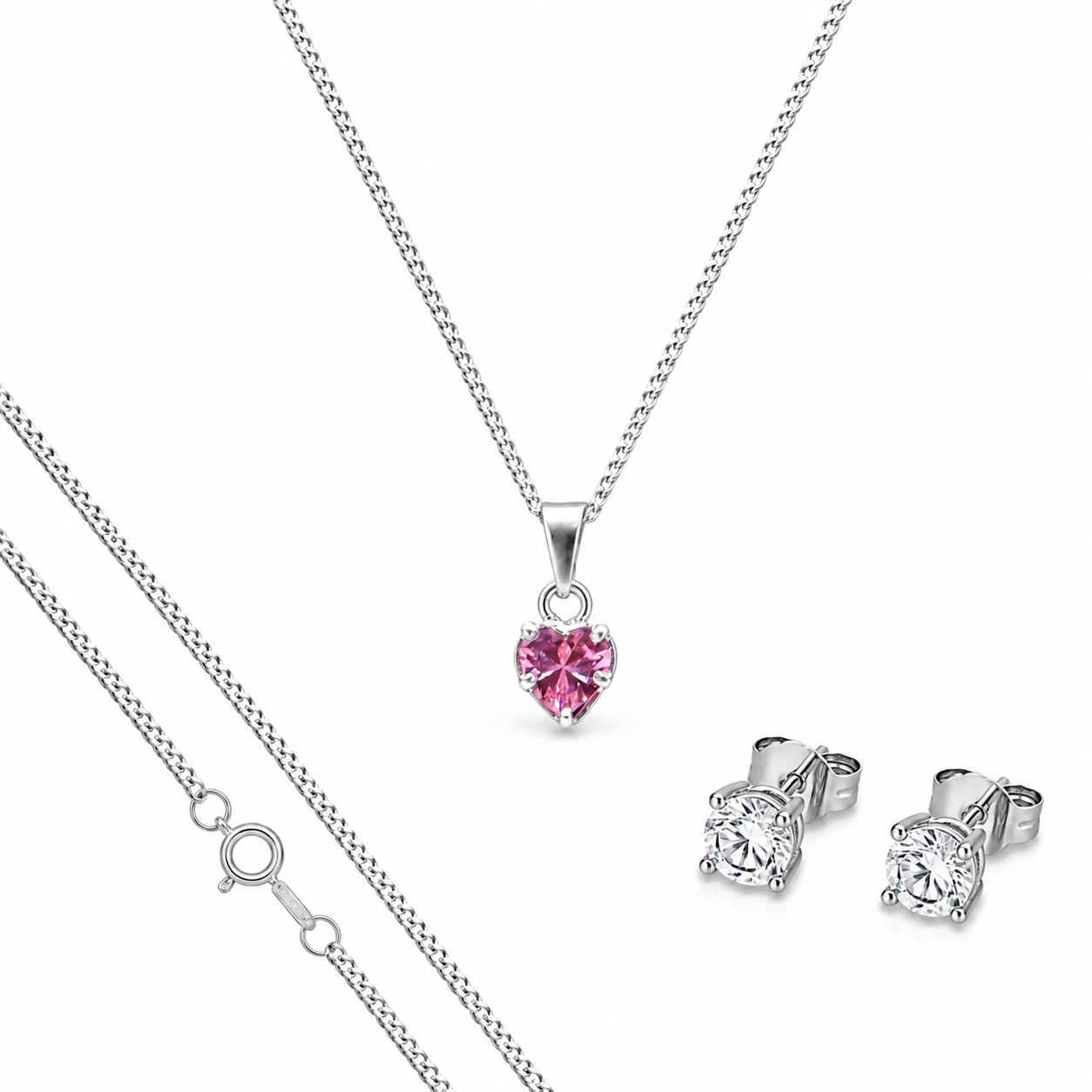 Dije Corazón Mediano Rosa
