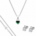 Dije Corazón Mini Verde