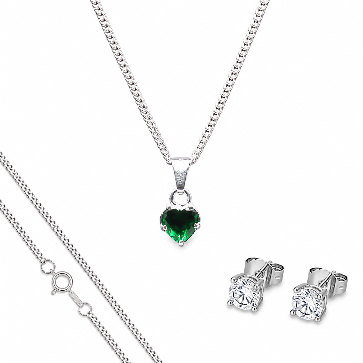 Dije Corazón Mini Verde