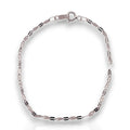 Pulsera Grano De Café En Plata .925 |  18 Cm