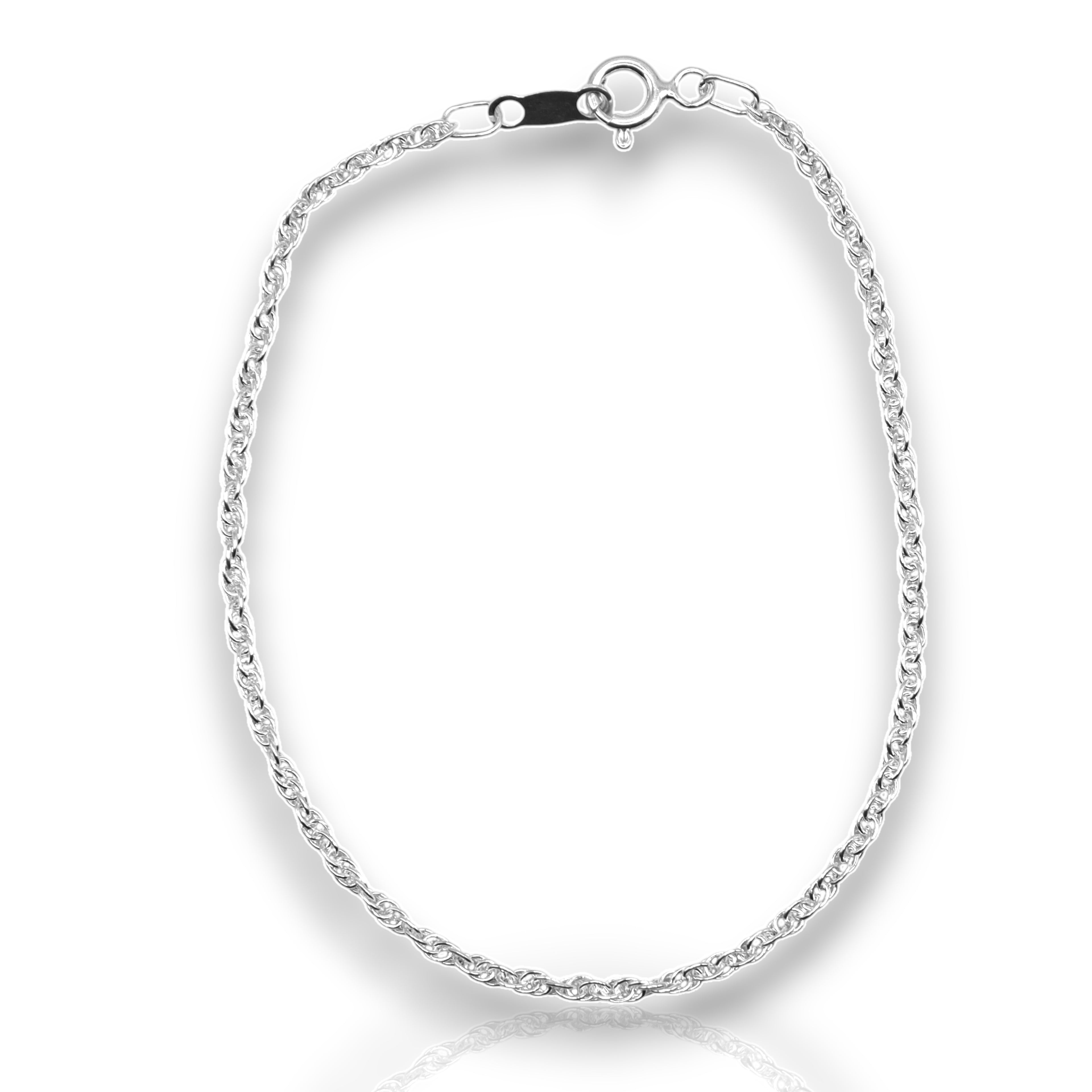Pulsera Torzal Plata .925 |  18 Cm