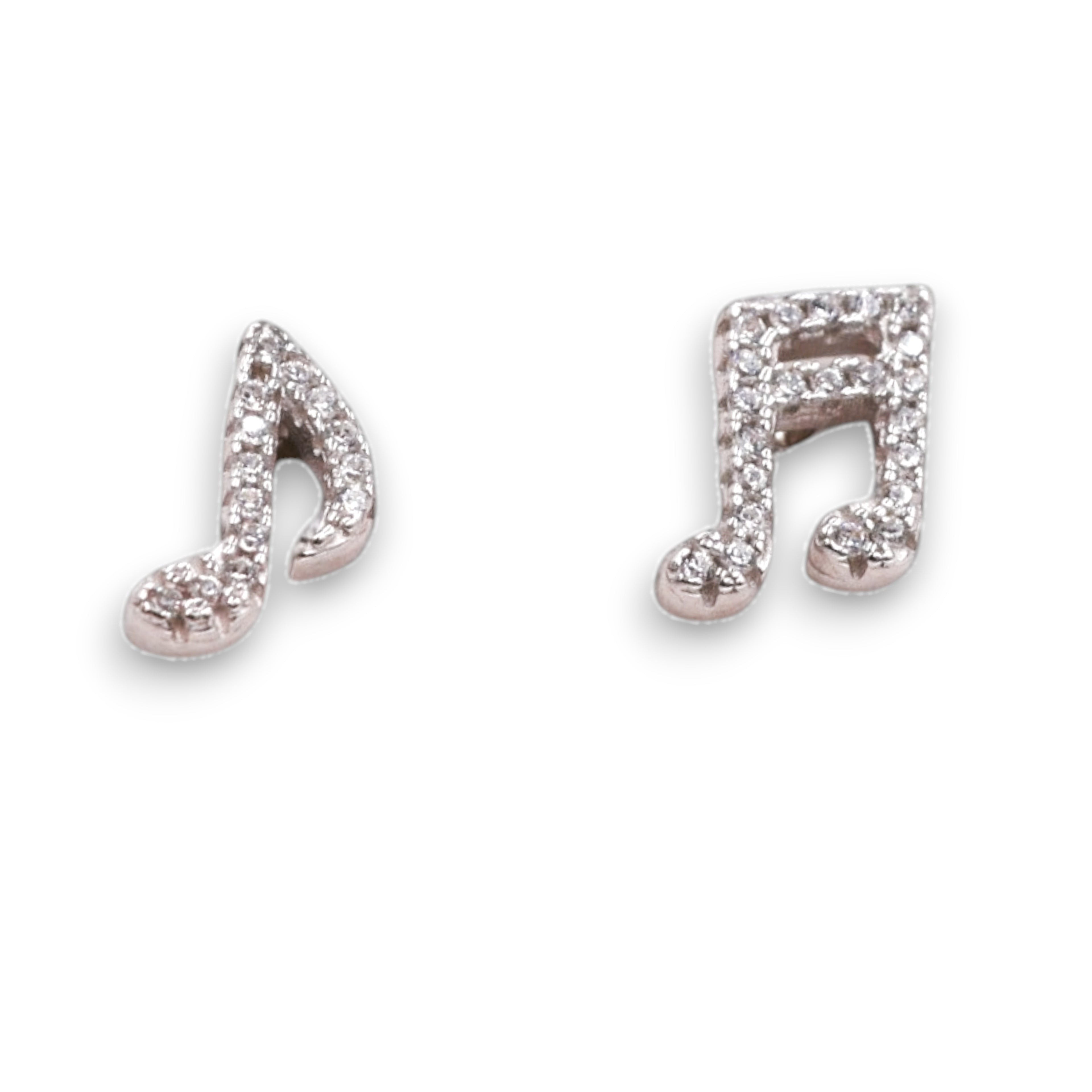 Broquel Notas Musicales de Plata .925