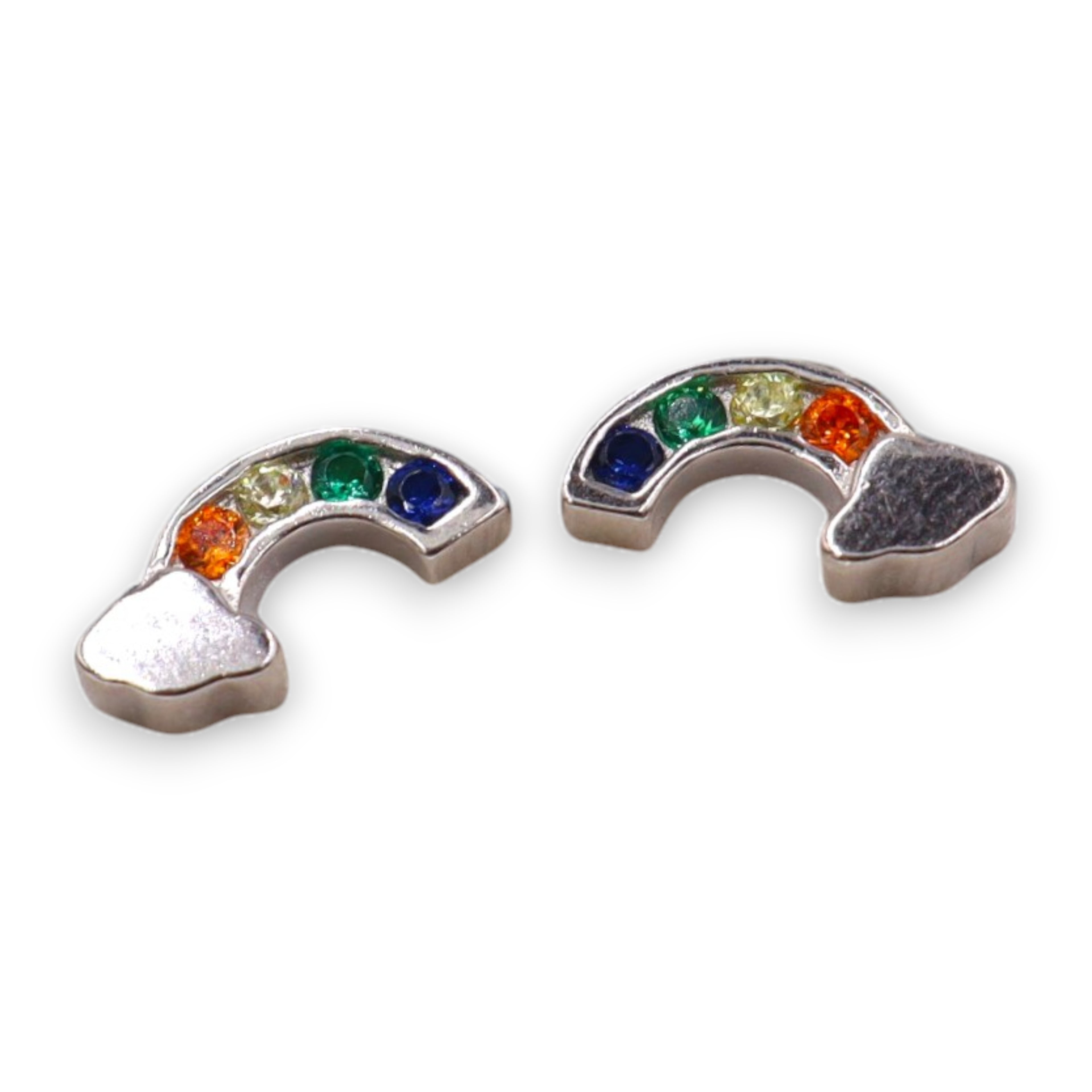 Broquel Arcoiris de Plata .925