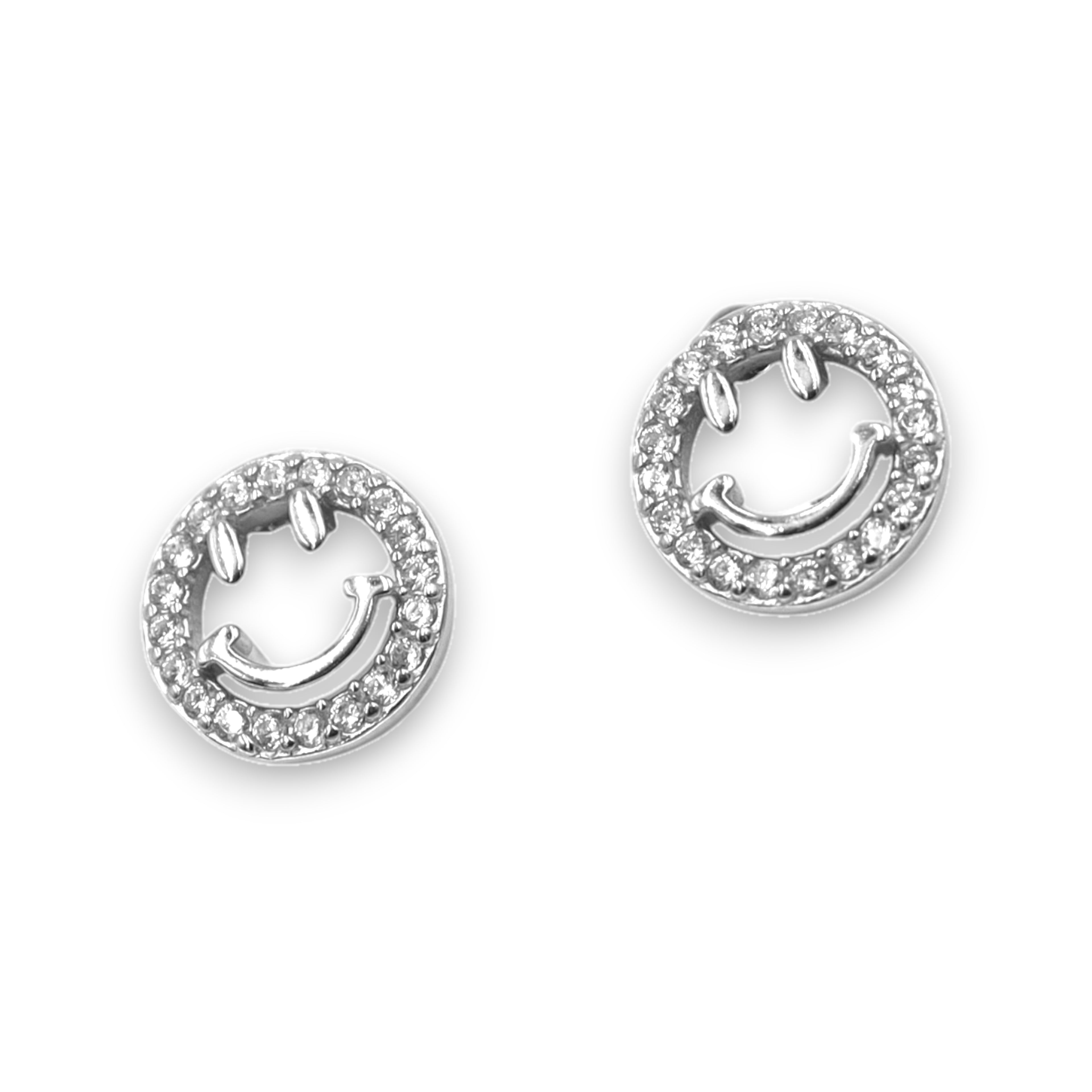 Broquel Cara Feliz de Plata .925