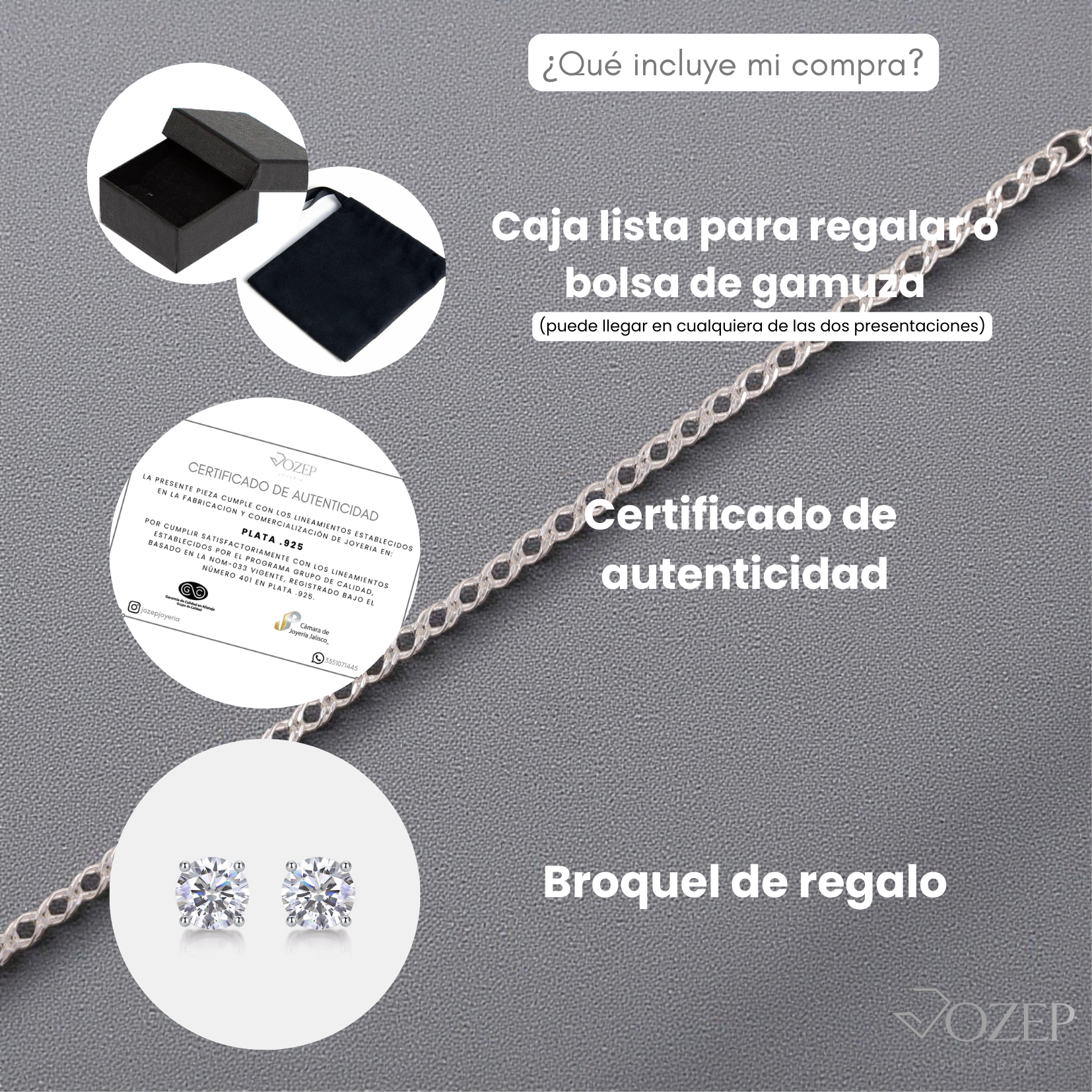 Pulsera Doble Rombo Delgada Plata .925 | Jozep Joyería Plateado 18 Cm
