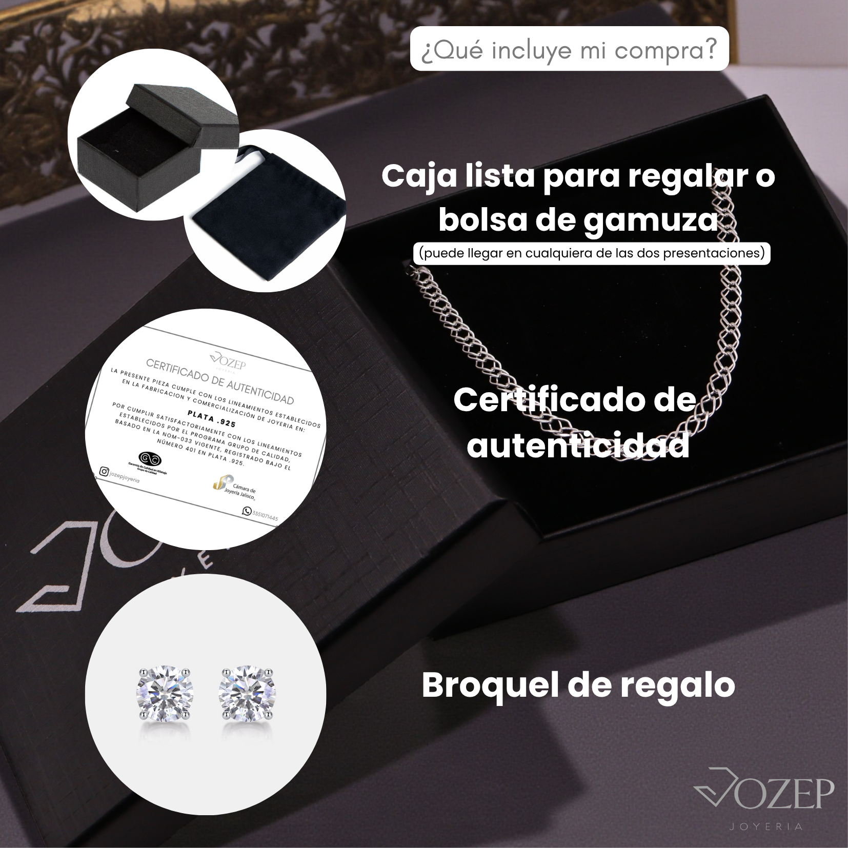 Cadena Doble Rombo de Plata .925