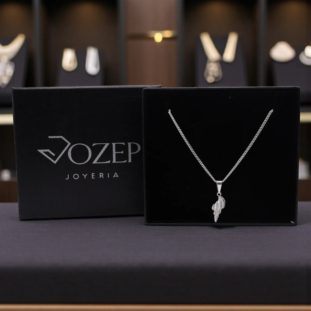 Dije De Caracola + Cadena en Plata .925