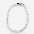 Pulsera Figaro Forjado Plata .925  18 Cm