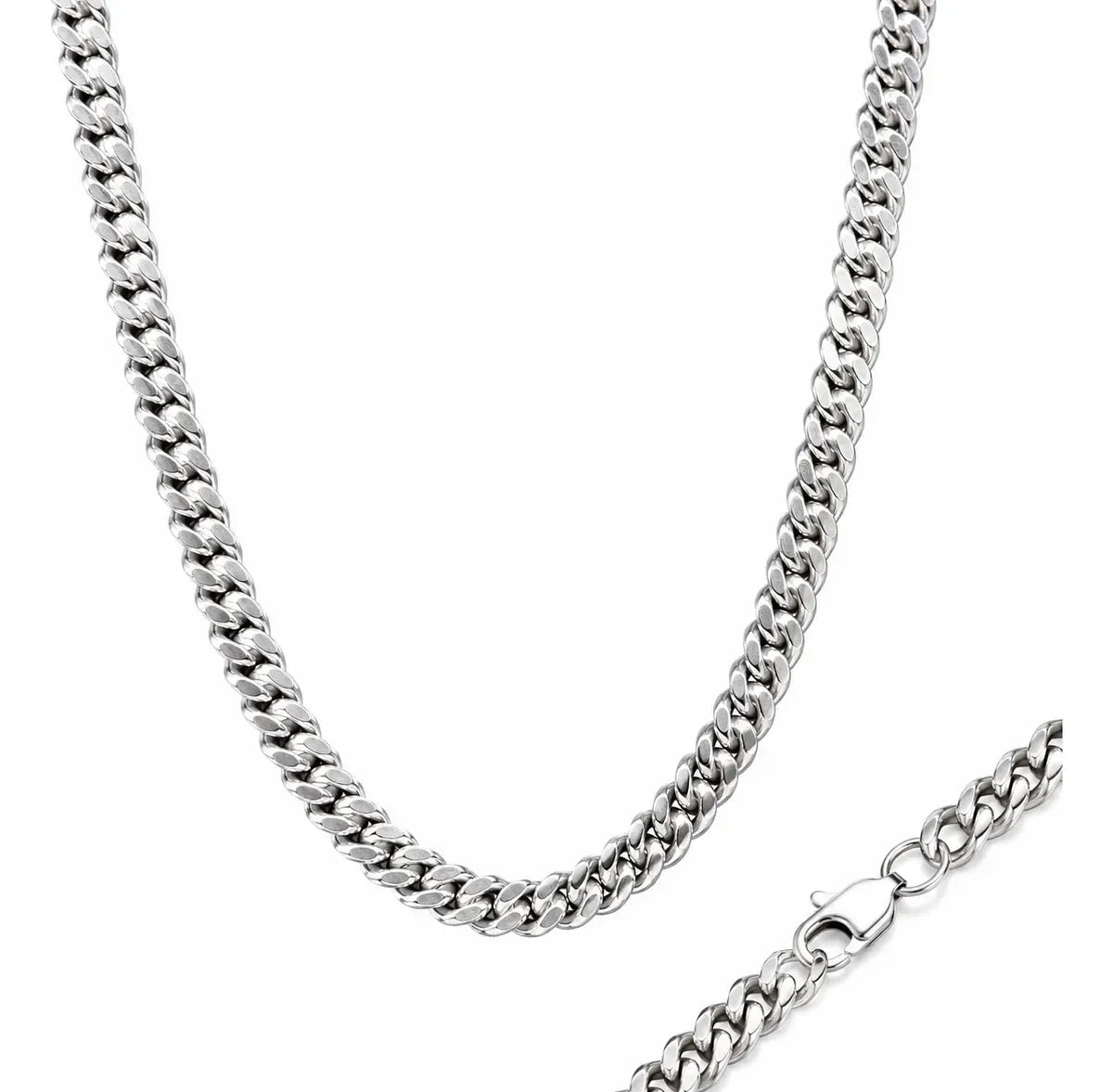 Cadena Cubana Cerrada de Plata .925 | 4mm