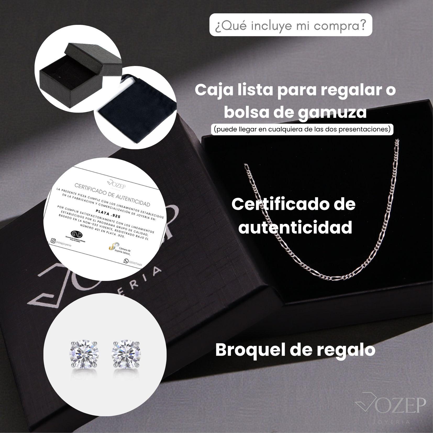 Cadena Figaro Forjada Mini de Plata .925