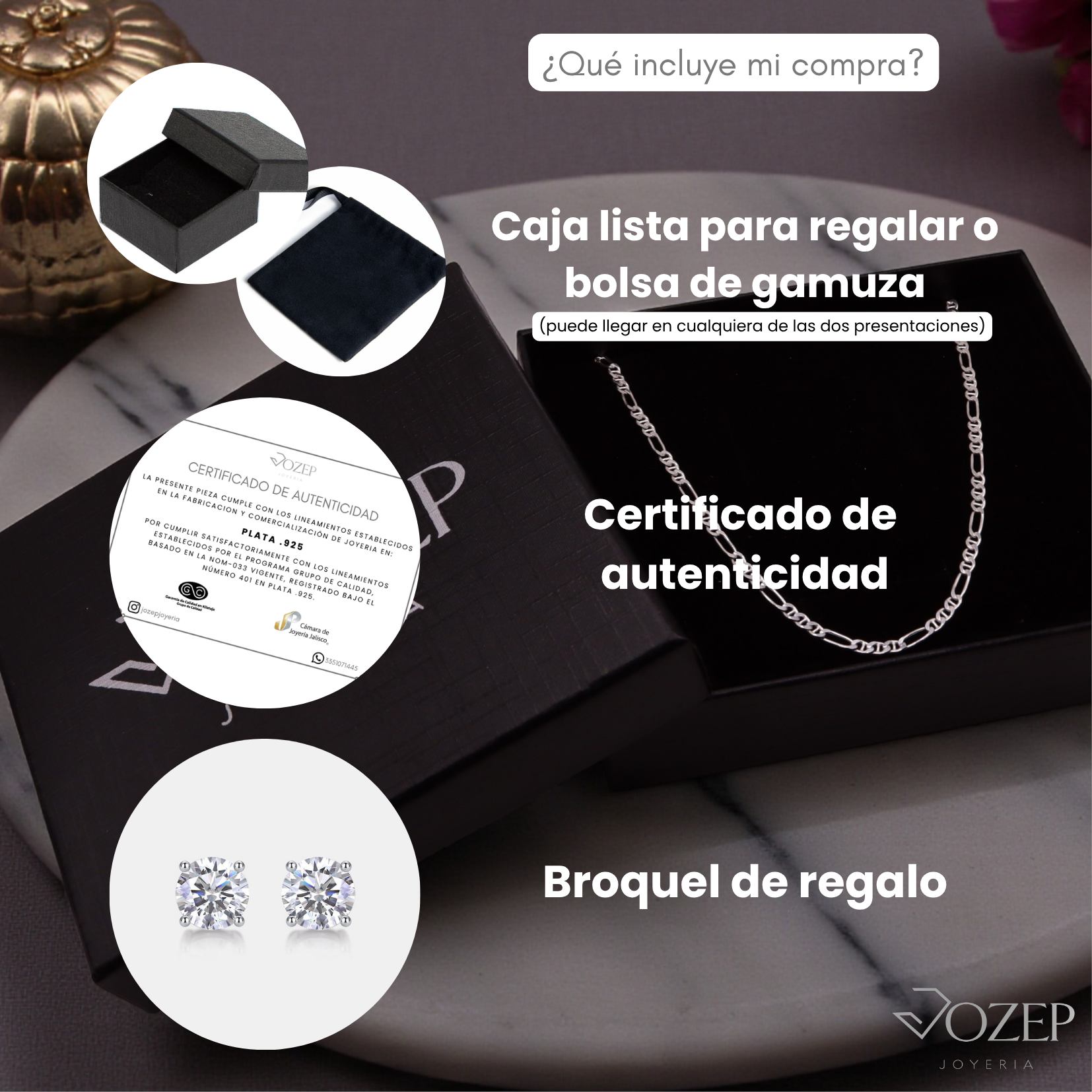 Cadena Figaruchi Plata .925 50 O 60 Cm Unisex