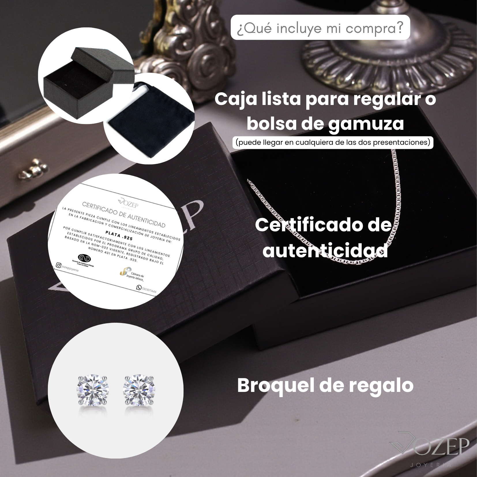 Cadena Gucci Ancla Martillada Pequeña Plata .925 45, 55 o 60 cm | Jozep Joyería