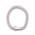 Pulsera Cubana Plata .925 con Zirconias 18 cm