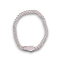 Pulsera Plata .925 Estilo Miami con Circonia Fina 19.5 cm