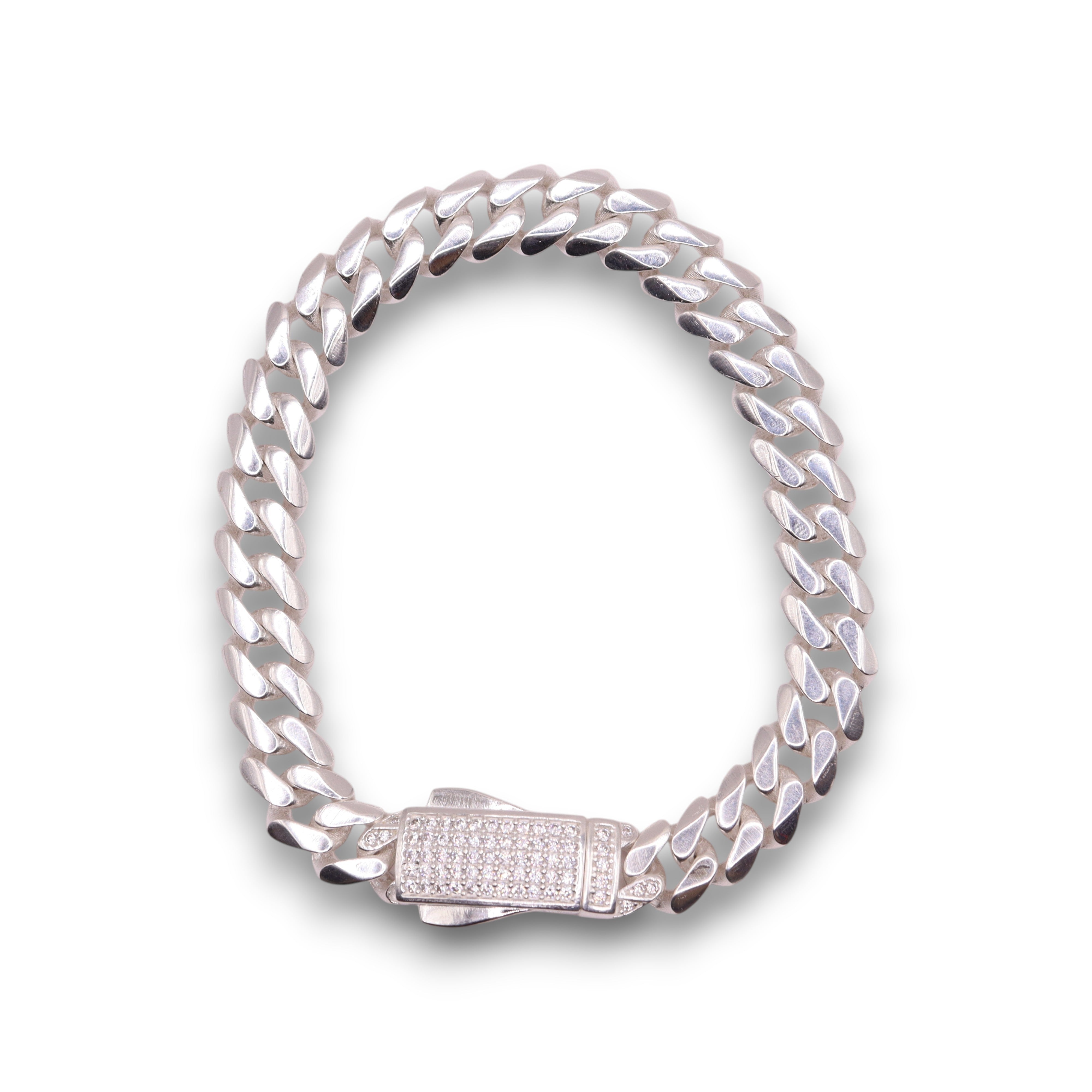 Pulsera Plata .925 Liso Slim 17.5 cm