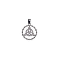 Dije De Triqueta + Cadena De Plata .925