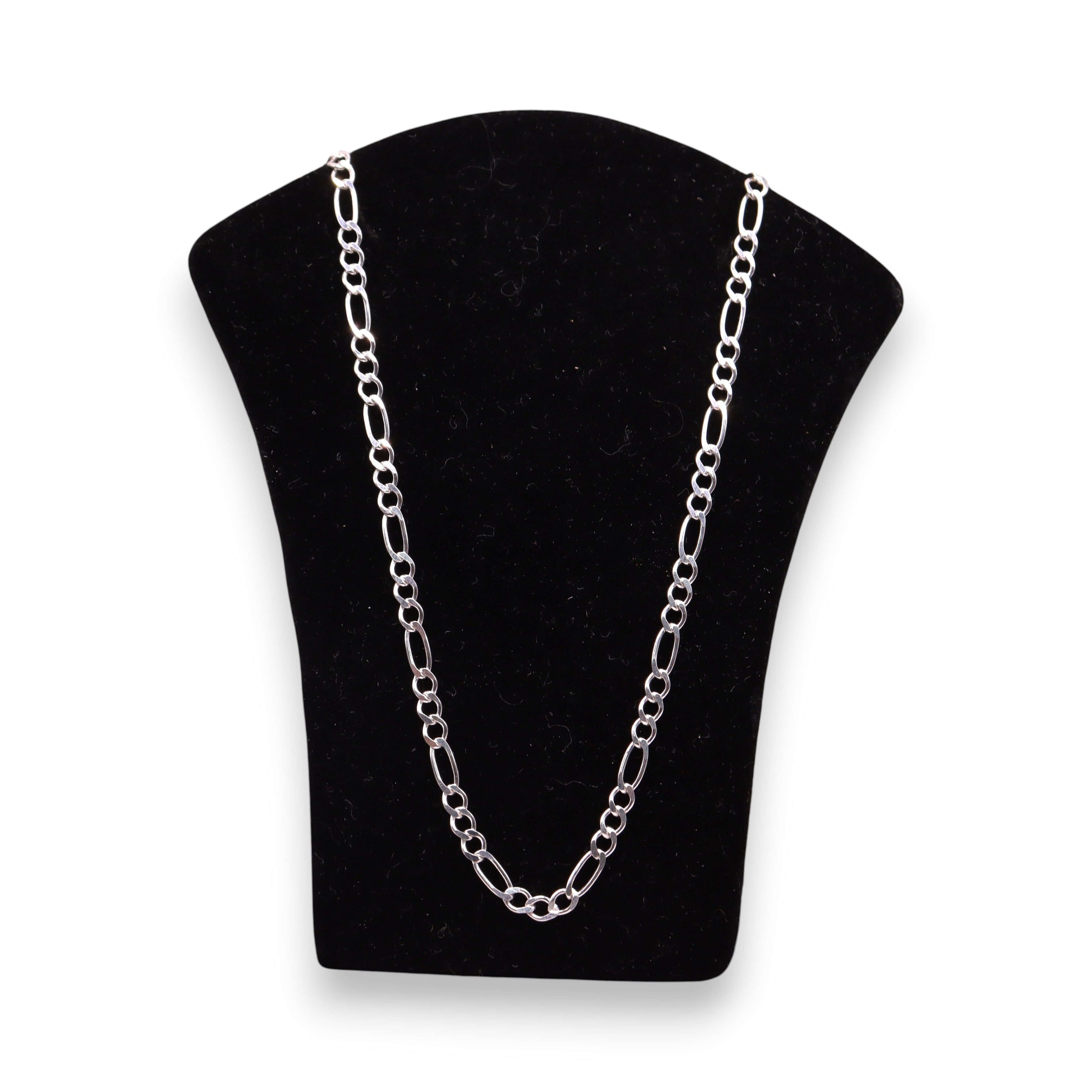 Cadena Fígaro Plata .925 50 y 60  Cm