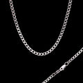Cadena Cubana de Plata .925 50cm o 60cm