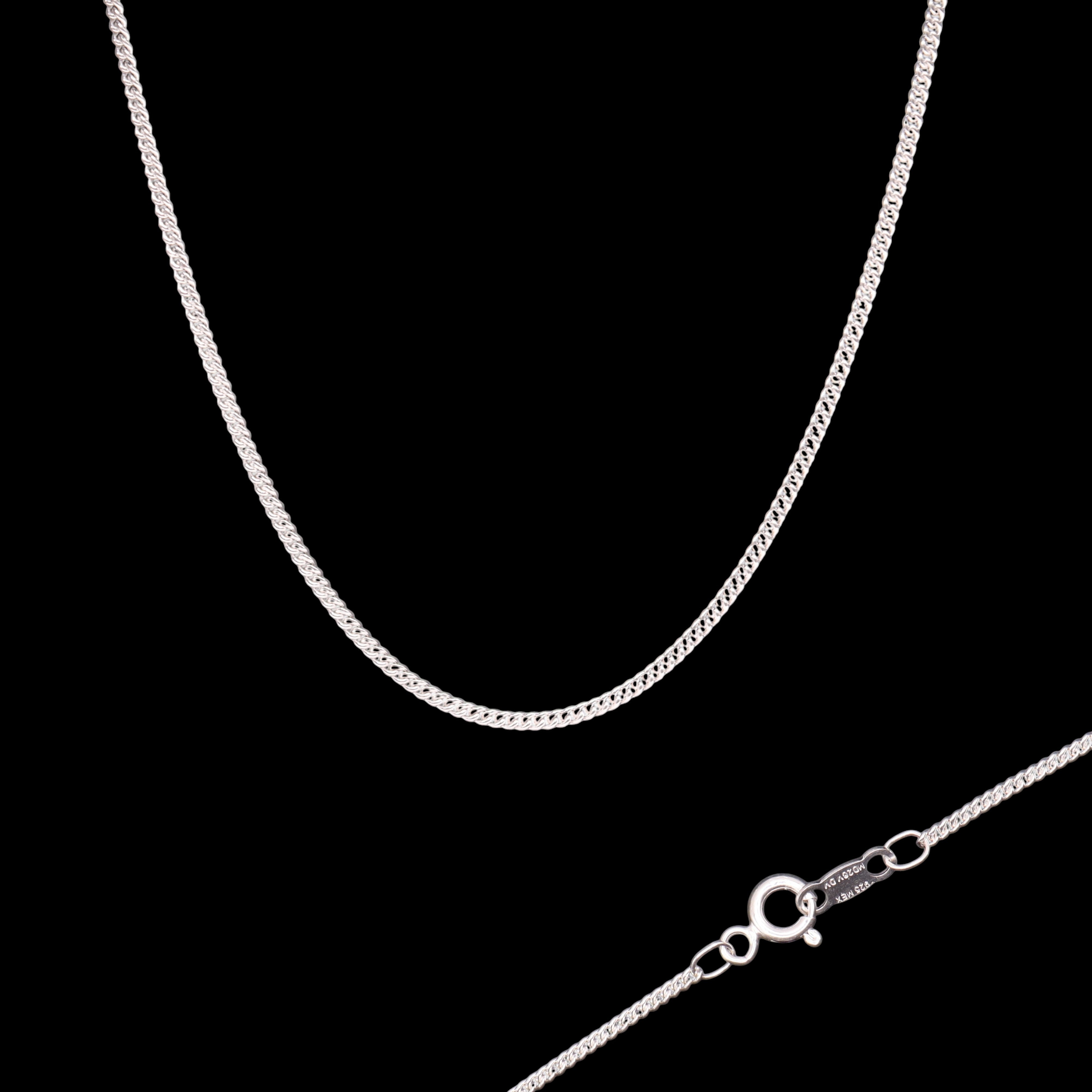 Cadena Cubana Mini Plata .925 50 cm o 60 cm | Jozep Joyería